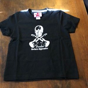 Kids fender T-shirt size 2 toddler.